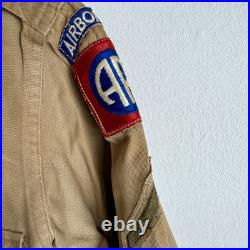 WWII US Army Patched Shirt 82nd Airborne