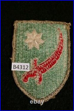 WWII US Army Persian Gulf Command SSI Shoulder Patch Bullion Tehran Tailored VF+