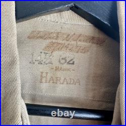 WWII US Army Shirt Criss Cross Stitched Patches Command HQ Named