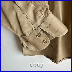 WWII US Army Shirt Patched 10th Mountain 45th Infantry Div Thunderbirds Italy