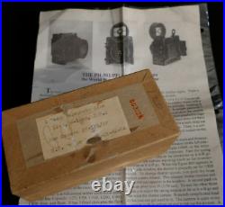 WWII US Army Signal Corps Combat Photographers Camera PH-501 Ilex Paragon Lens
