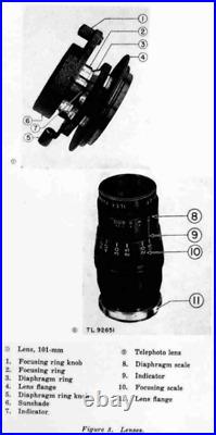 WWII US Army Signal Corps Combat Photographers Camera PH-501 Ilex Paragon Lens