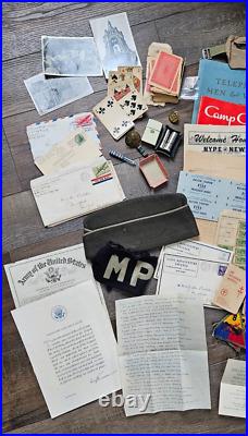 WWII US Army Soldier Memorabilia large lot 104th Inf. Division, Rare items