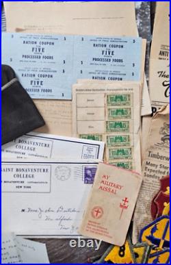 WWII US Army Soldier Memorabilia large lot 104th Inf. Division, Rare items