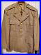 WWII US Army Summer Tropical Coat Jacket Patched 34th Infantry South Carolina