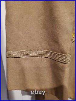 WWII US Army Summer Tropical Coat Jacket Patched 34th Infantry South Carolina