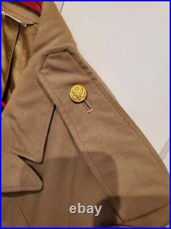 WWII US Army Summer Tropical Coat Jacket Patched 34th Infantry South Carolina