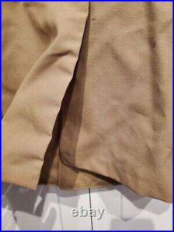 WWII US Army Summer Tropical Coat Jacket Patched 34th Infantry South Carolina