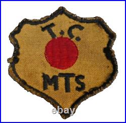 WWII US Army T. C. MTS Red Ball Express Drivers Sleeve Patch Theater Made Europe