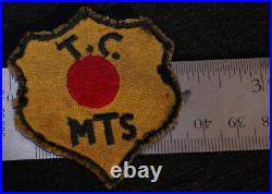 WWII US Army T. C. MTS Red Ball Express Drivers Sleeve Patch Theater Made Europe