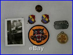 WWII US Army Tank Destroyer Identified Lot for 776th TD Regiment