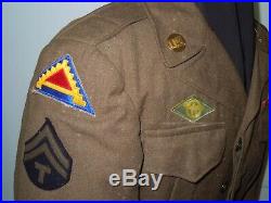 WWII US Army USMC 2nd Marine Vandegrift Uniforms Lot Patches Ribbon Bars Named