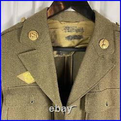 WWII US Army Uniform Middle East Command Patch Dated 1942 Size 37R