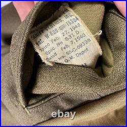 WWII US Army Uniform Middle East Command Patch Dated 1942 Size 37R