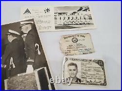 WWII US Army World War Dogtags with Pics pins etc