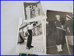 WWII US Navy Army World War Dogtags with Pics pins etc
