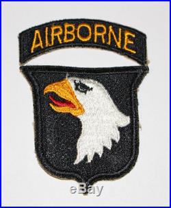 WWII U. S. Army 101st Airborne Division Greenback Shoulder Insignia Patch