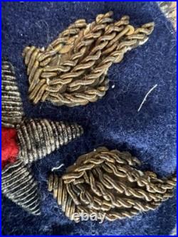 WWII U. S. Army Air Forces Bullion Collar Patch Theater-Made Dress Insignia