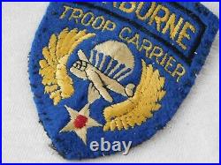 WWII U. S. Army Airborne Glider Troop Carrier Theater Made Felt Patch