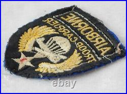 WWII U. S. Army Airborne Glider Troop Carrier Theater Made Felt Patch