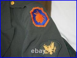WWII Vietnam US Military Army Navy Uniform Jacket Lot Named Patches