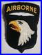WWII WW2 101st Airborne Patch Vintage US Army Eagle No Glow