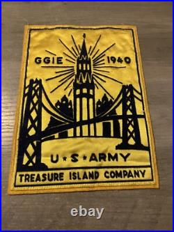 WWII WW2 Large Patch GGIE 1940 US Army Treasure Island Company