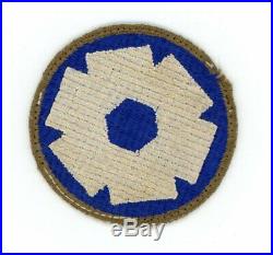 WWII WW2 US Army 6th Service Command OD Border patch SSI