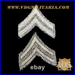 WWII WW2 US Army Corporal CPL Rank Insignia Chevron Set #Y438