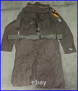 WWII WW2 U. S. Army Uniform Jacket Pants 1st Cavalry Division Wool Patches