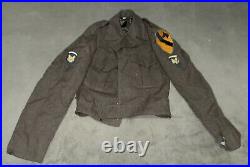 WWII WW2 U. S. Army Uniform Jacket Pants 1st Cavalry Division Wool Patches