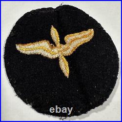 WWII WW2 World War US Army US Army Air Corps Cadet Badge cut edge FELT USAF