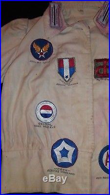 WWII Women's Patch Jacket Collection Babs WAC US Army AAF German Rank Insignia