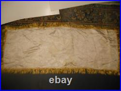 WWII era FORT BLISS Texas United States U. S. ARMY Red BANNER silk style Vintage