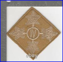 WW 1 US Army 4th Infantry Division Patch Inv# K0523