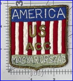 WW 2 Occupation Made US Army Allied Command Hungary Bullion Patch Inv# K1785