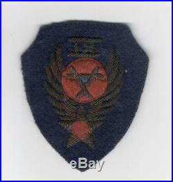 WW 2 Theater Made US Army Air Force 9th Engineer Command Bullion Patch Inv# M693