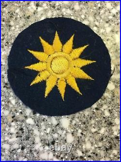 WW 2 US ARMY Patch Original 40th Infantry Division Round Felt