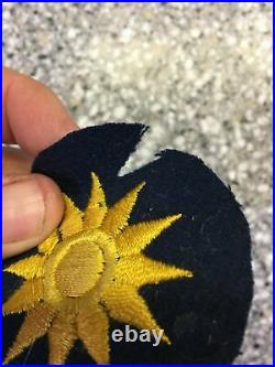 WW 2 US ARMY Patch Original 40th Infantry Division Round Felt