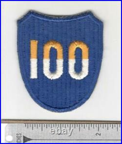WW 2 US Army 100th Infantry Division Reversed Color 100 Patch Inv# N350