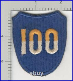 WW 2 US Army 100th Infantry Division Reversed Color Patch Inv# K3917