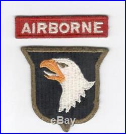 WW 2 US Army 101st Airborne Division 326th Engineer Batalion Patch Tab Inv# V634