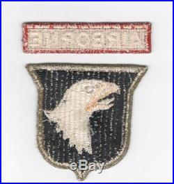 WW 2 US Army 101st Airborne Division 326th Engineer Batalion Patch Tab Inv# V634