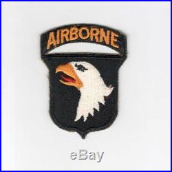 WW 2 US Army 101st Airborne Division Greenback Patch Attached Tab Inv# H491
