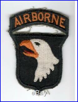 WW 2 US Army 101st Airborne Division Patch & Attached Tab Inv# A681