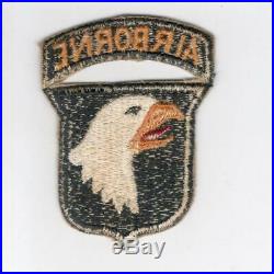 WW 2 US Army 101st Airborne Division Patch & Attached Tab Inv# E978