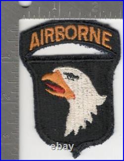 WW 2 US Army 101st Airborne Division Patch Attached Tab Inv# K1005