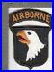 WW 2 US Army 101st Airborne Division Patch Attached Tab Inv# K1007