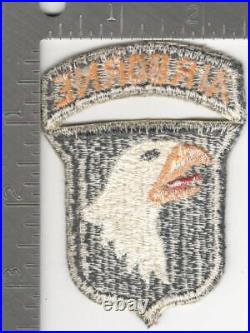 WW 2 US Army 101st Airborne Division Patch Attached Tab Inv# K1007