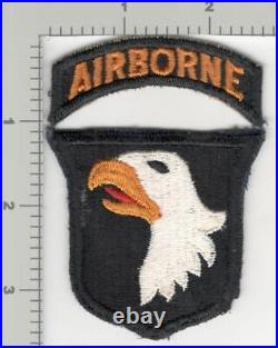 WW 2 US Army 101st Airborne Division Patch & Tab Inv# K2841